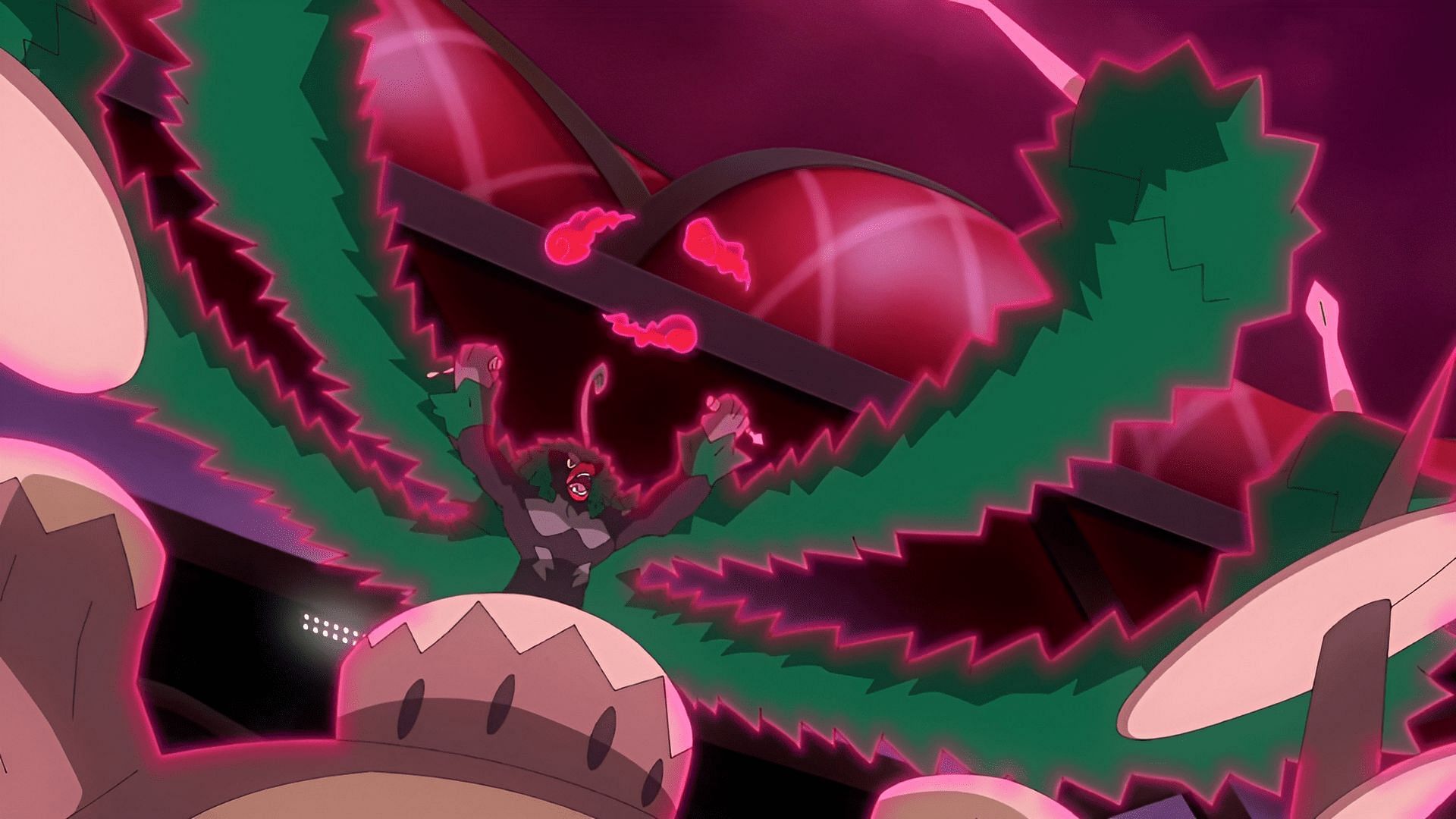 Gigantamax Rillaboom in the anime (Image via TPC)